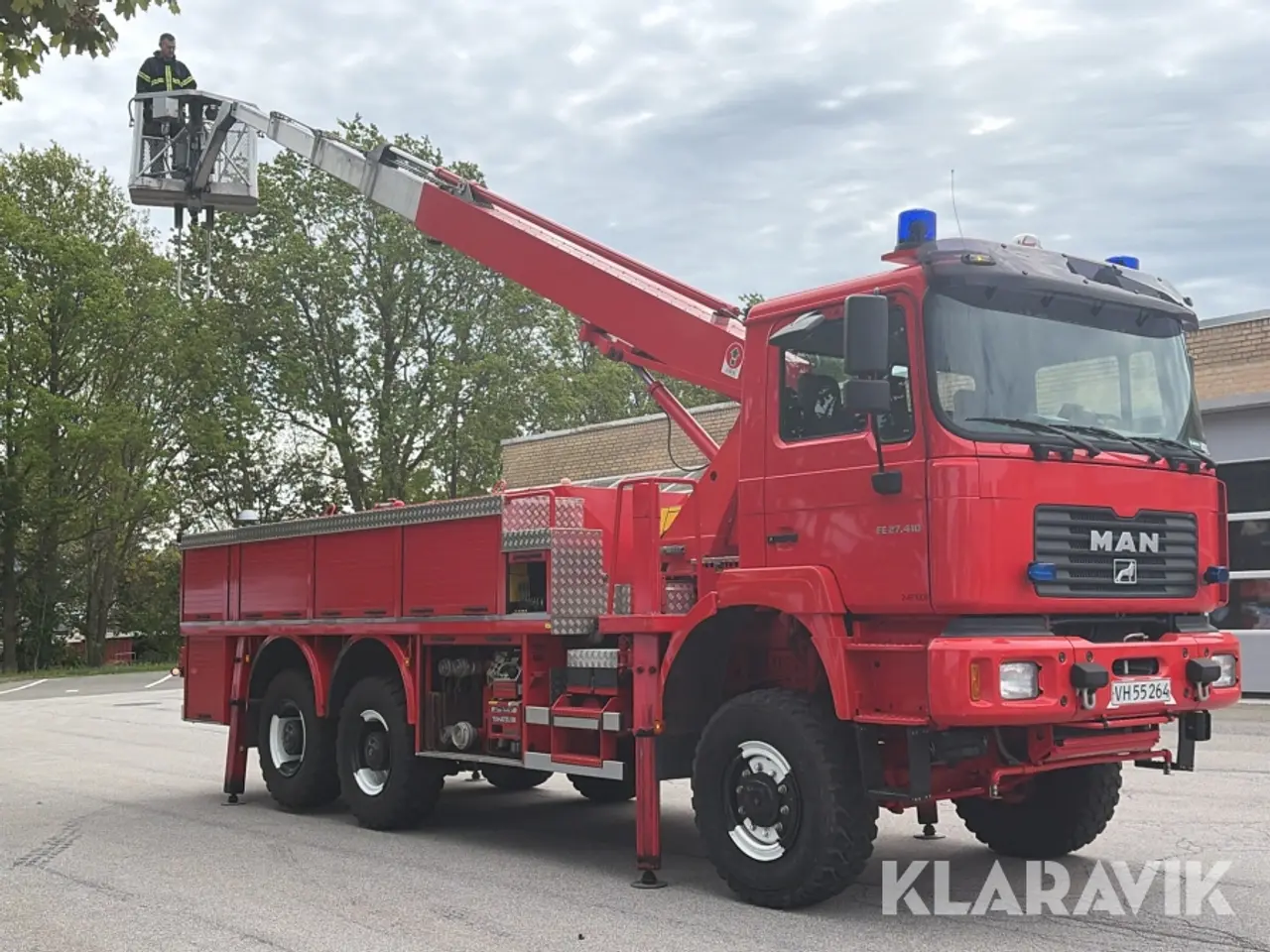 Billede 10 - Brandbil MAN EF27 410 med 26 meter lift