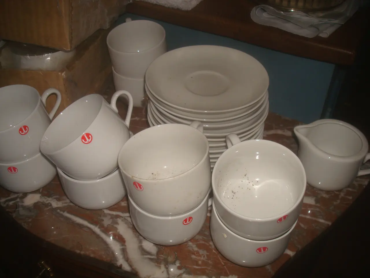 Billede 1 - ATELIER kaffekopper, har 18 sæt m/underkp, flødeka