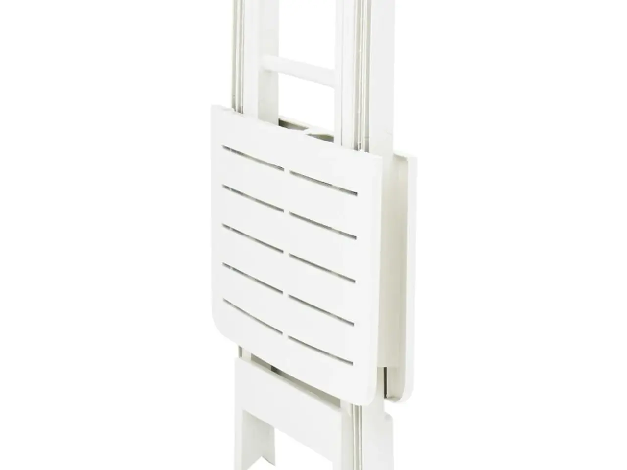 Billede 4 - Foldbart havebord i plastik - hvid, 79 × 72 × 70 cm