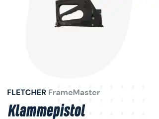 Fletcher Klamme pistol til ramme fremstilling.