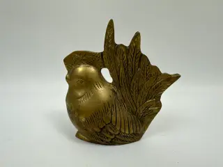 Vintage messing fugl