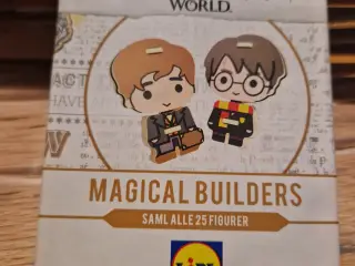 25 uåbnet pakker Magical Builders samlekort.