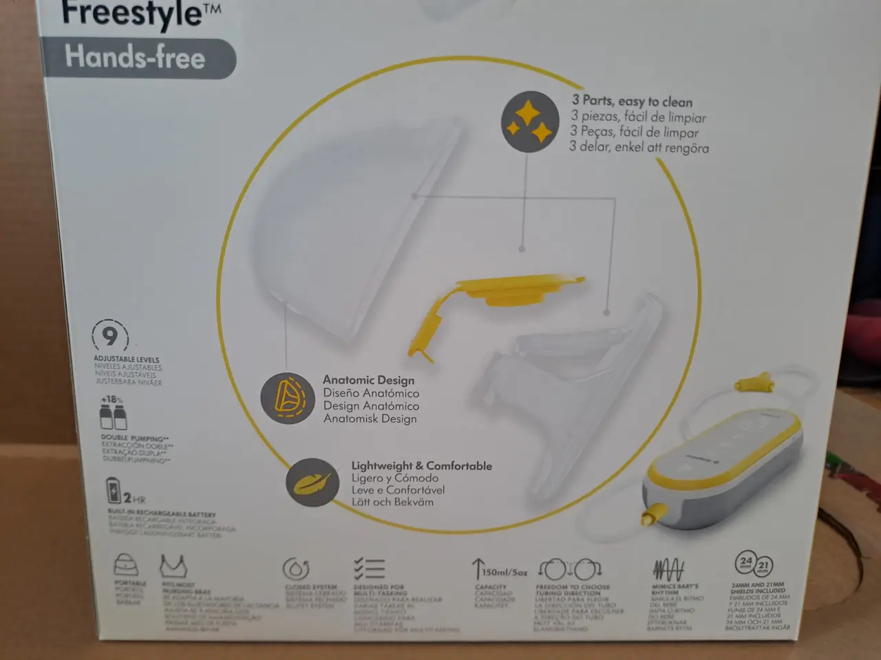 Billede 3 - Medela Freestyle Hands-Free brystpumpe