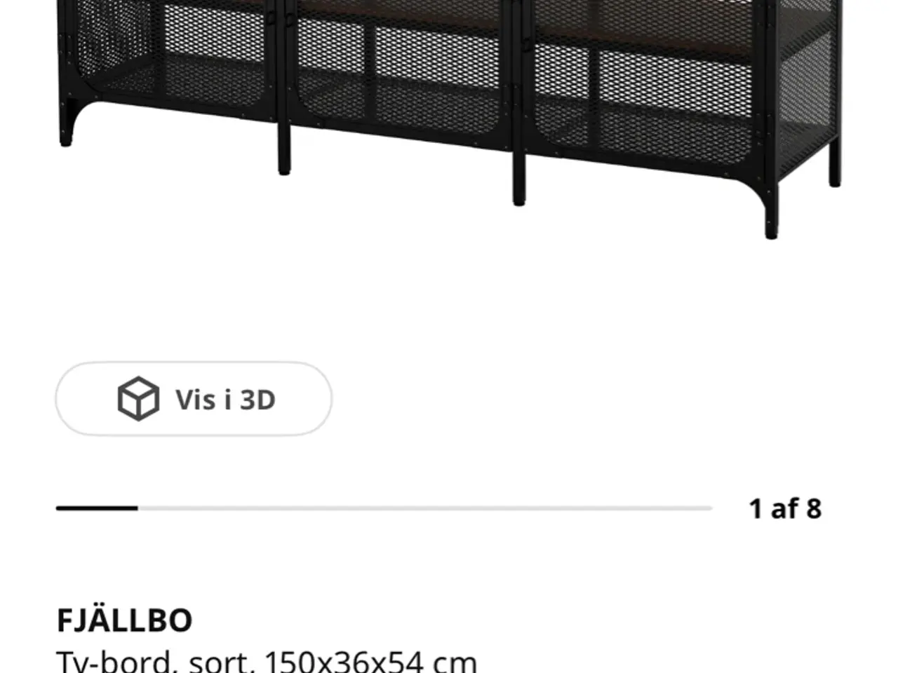 Billede 3 - TV bord med jern låger