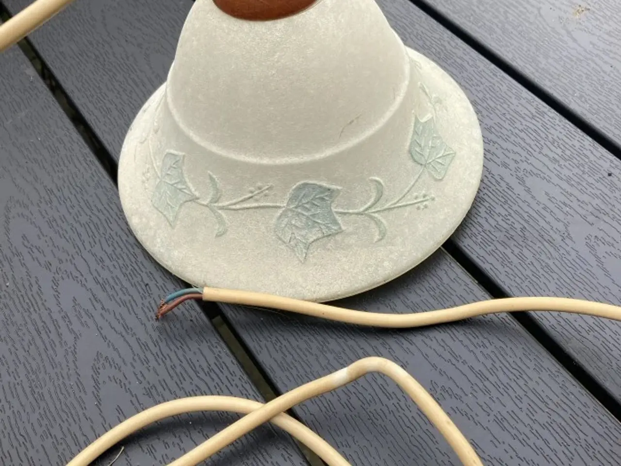 Billede 1 - Lampe glas – matteret på ydersiden