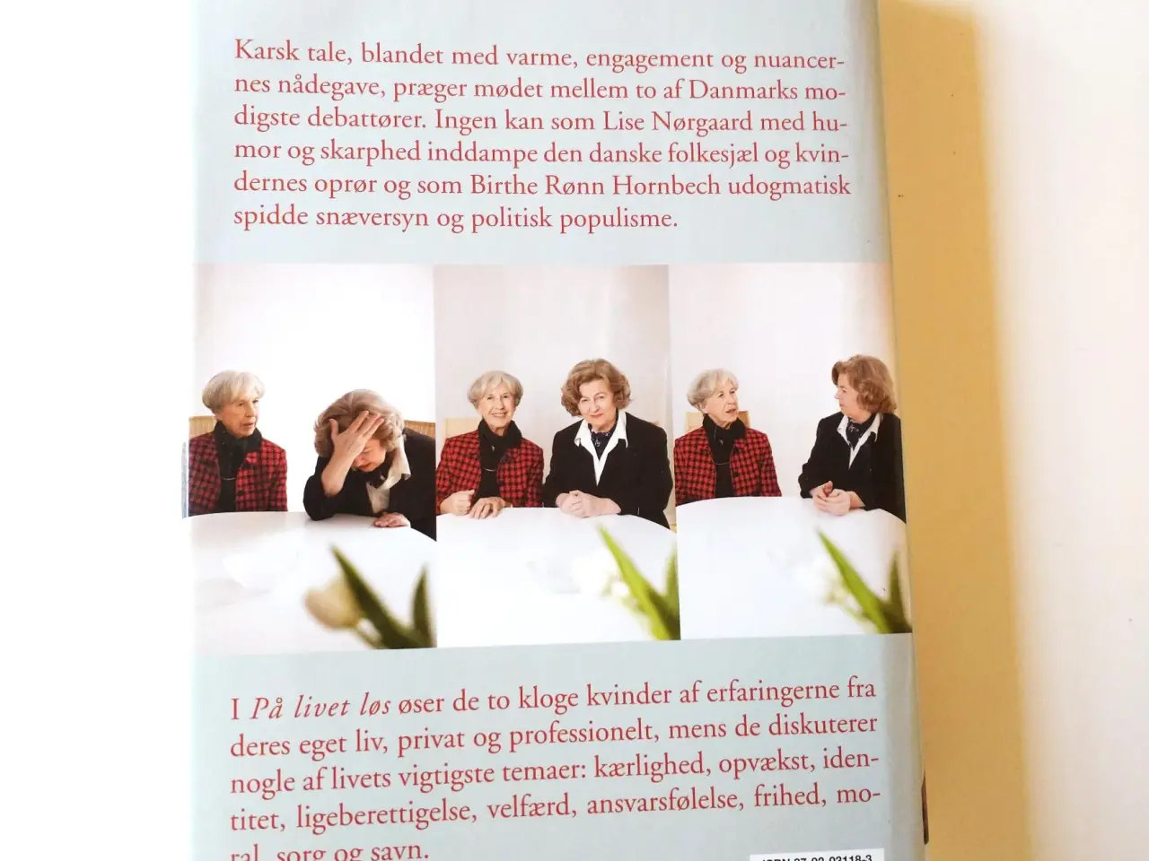 Billede 2 - På livet løs : en samtale mellem Lise Nørgaard og