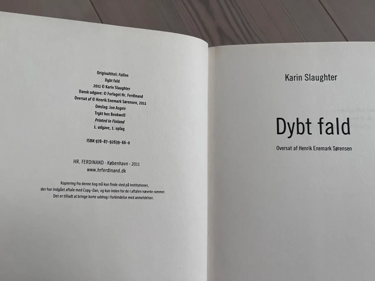 Billede 6 - De Smukkeste, Karin Slaughter, Krimibog