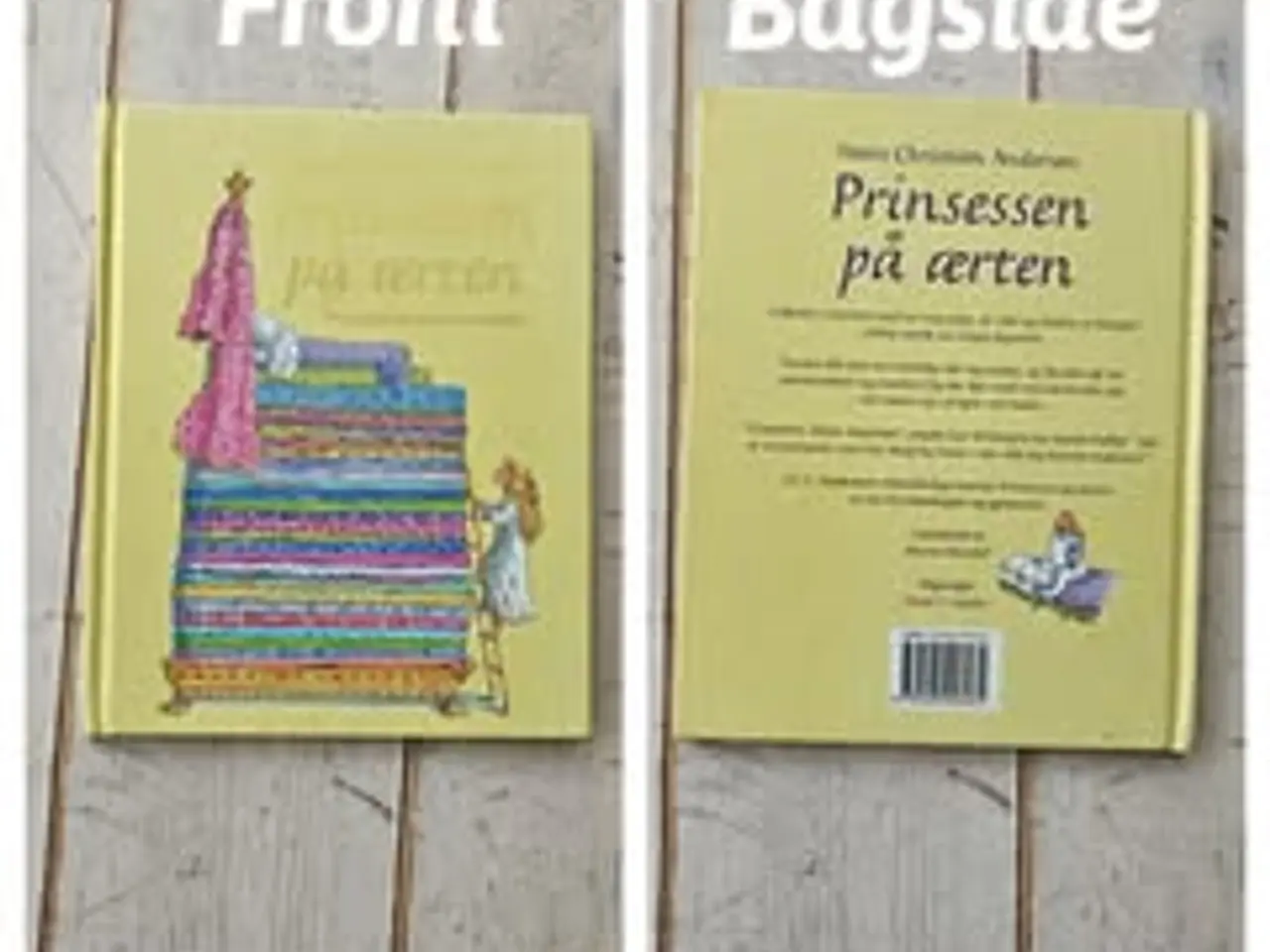 Billede 3 - Børnebog "Prinsessen på ærten"