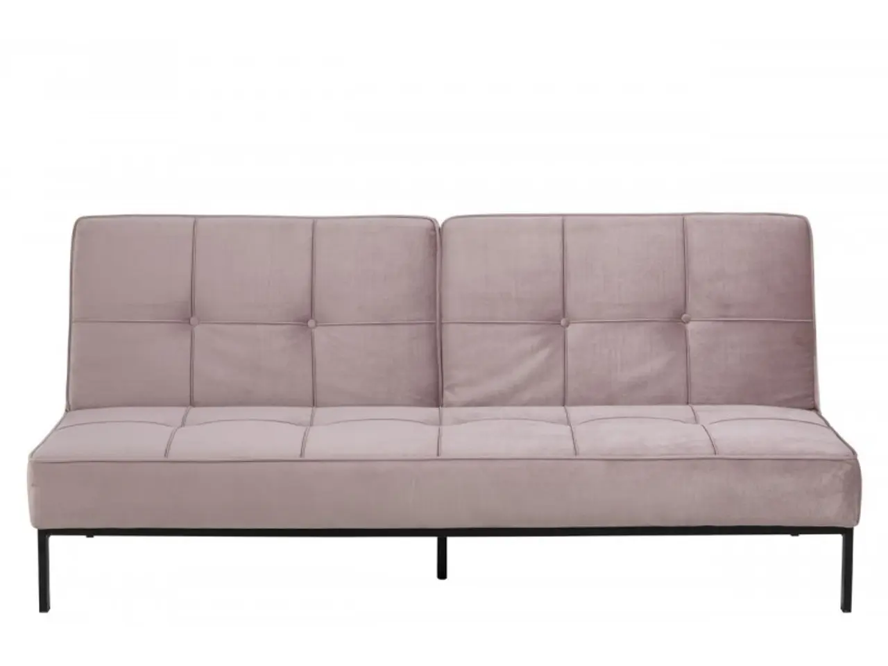 Billede 1 - Perugia sovesofa - Støvet Rosa velour