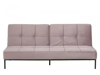 Perugia sovesofa - Støvet Rosa velour