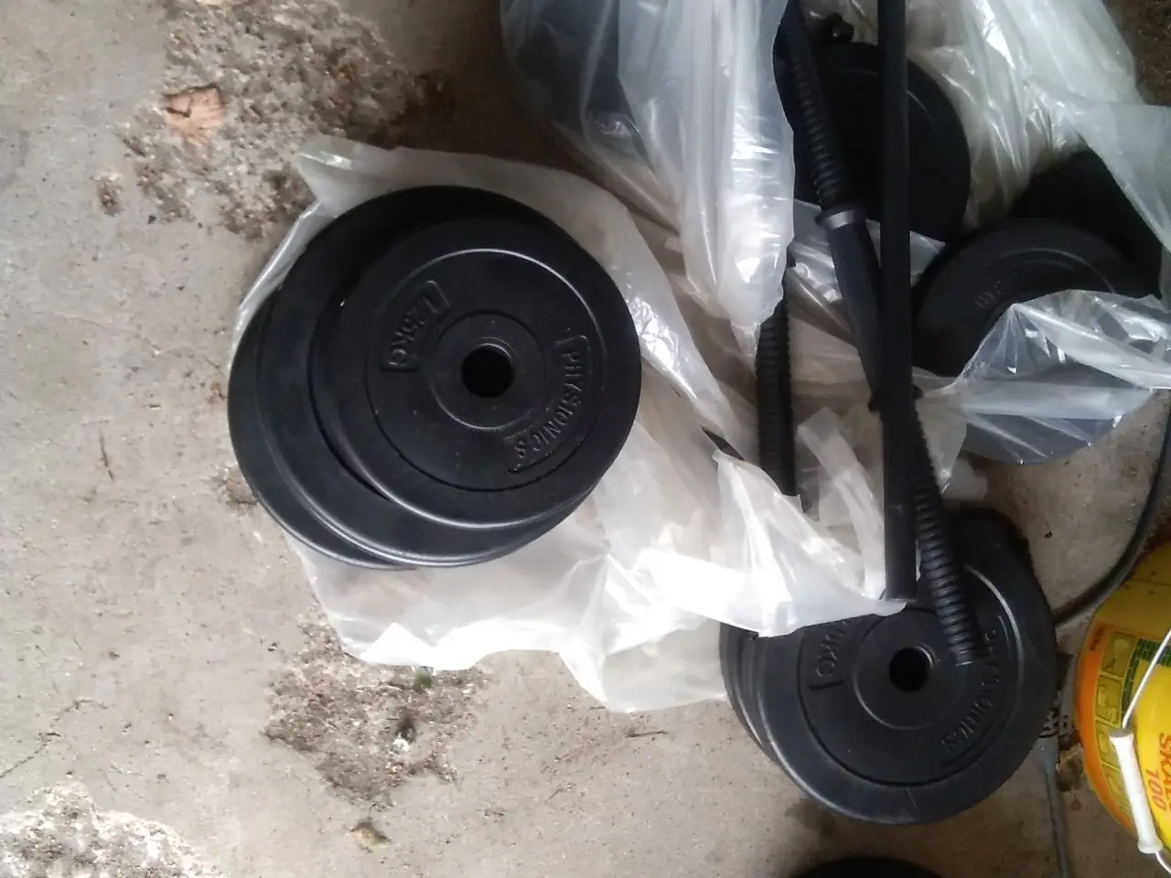 Billede 3 - fitnes bench + vægte under halv pris