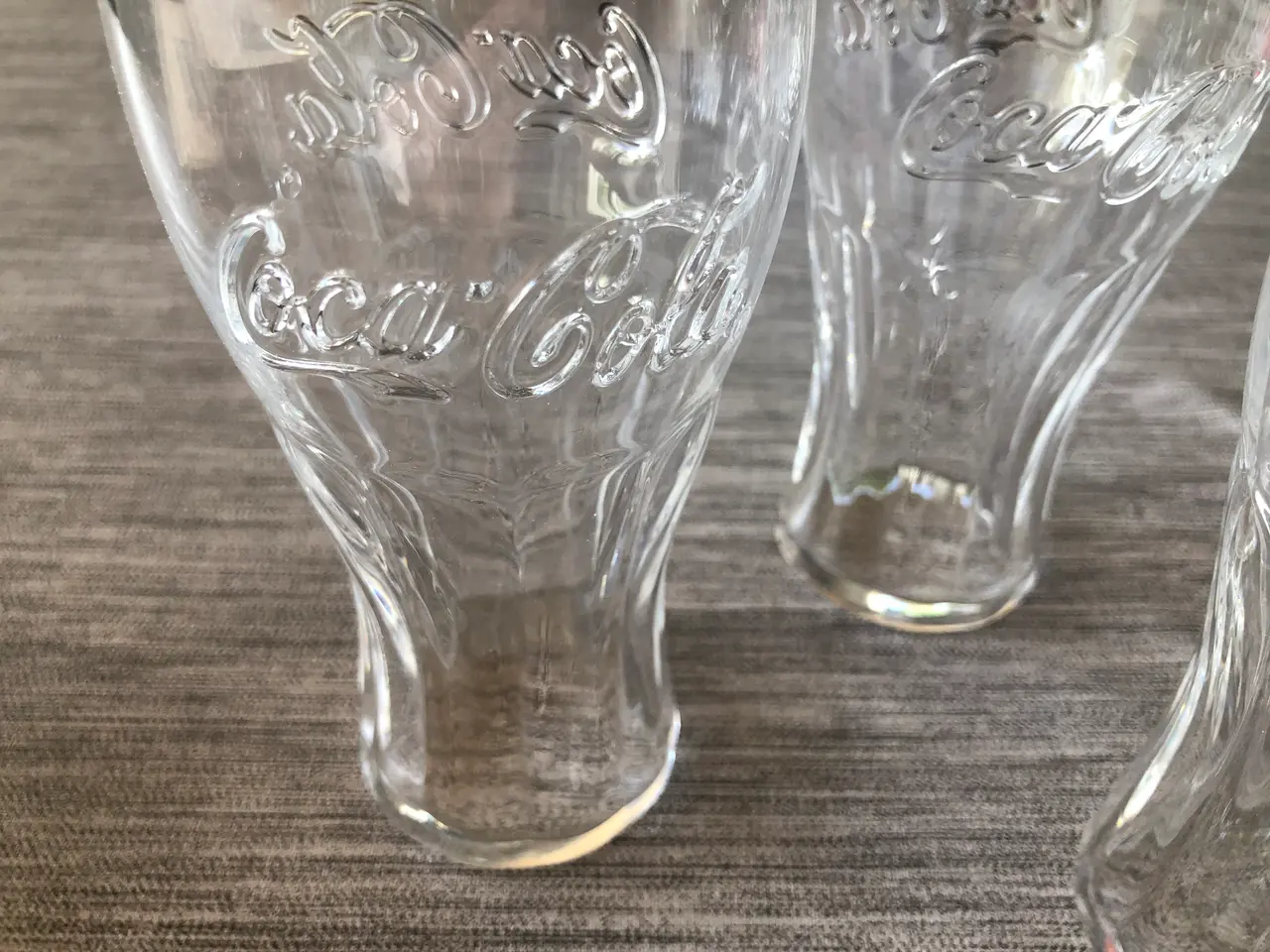 Billede 2 - Coca Cola glas - gennemsigtige - 4 stk.