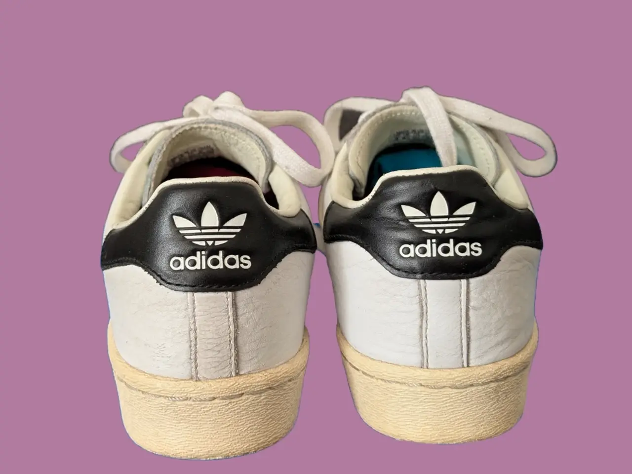 Billede 5 - Adidas Supersta Boost Premium læder i hvid og sort