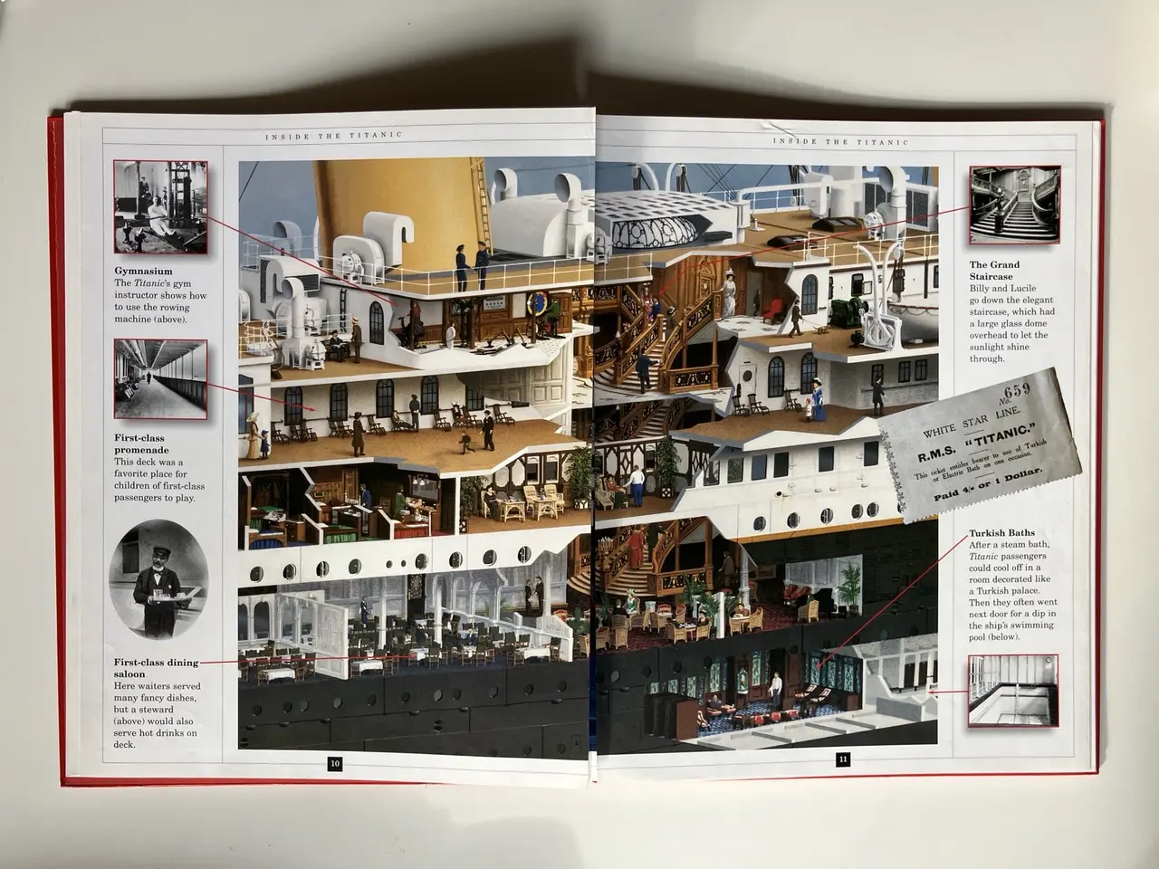 Billede 5 - Titanic 2 books (English). Inside the Titanic + St