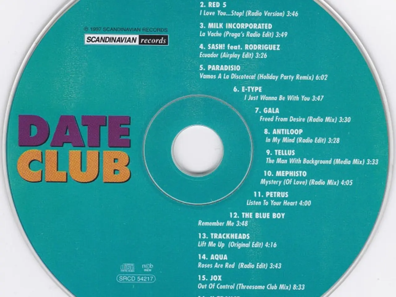 Billede 3 - Various Artists* – Date Club – CD