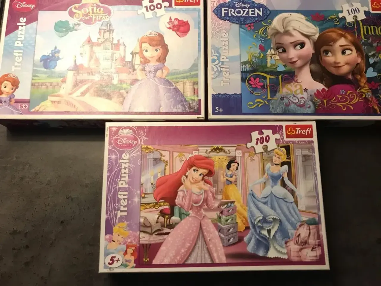 Billede 6 - 5 prinsesse puslespil