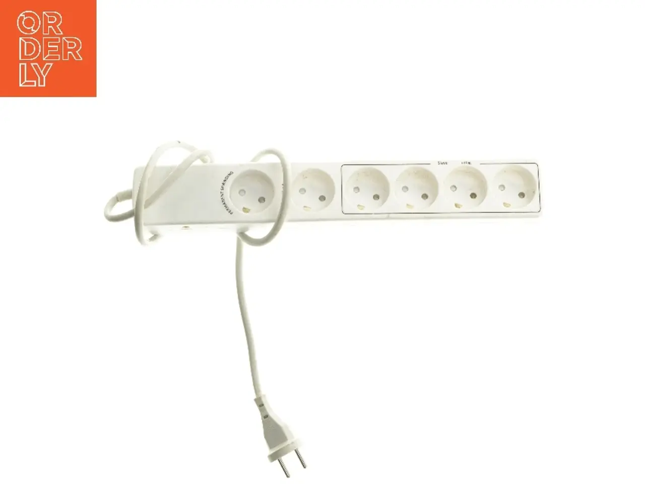 Billede 1 - Strømforlænger med 6 stik (str. 37x5,5 cm)
