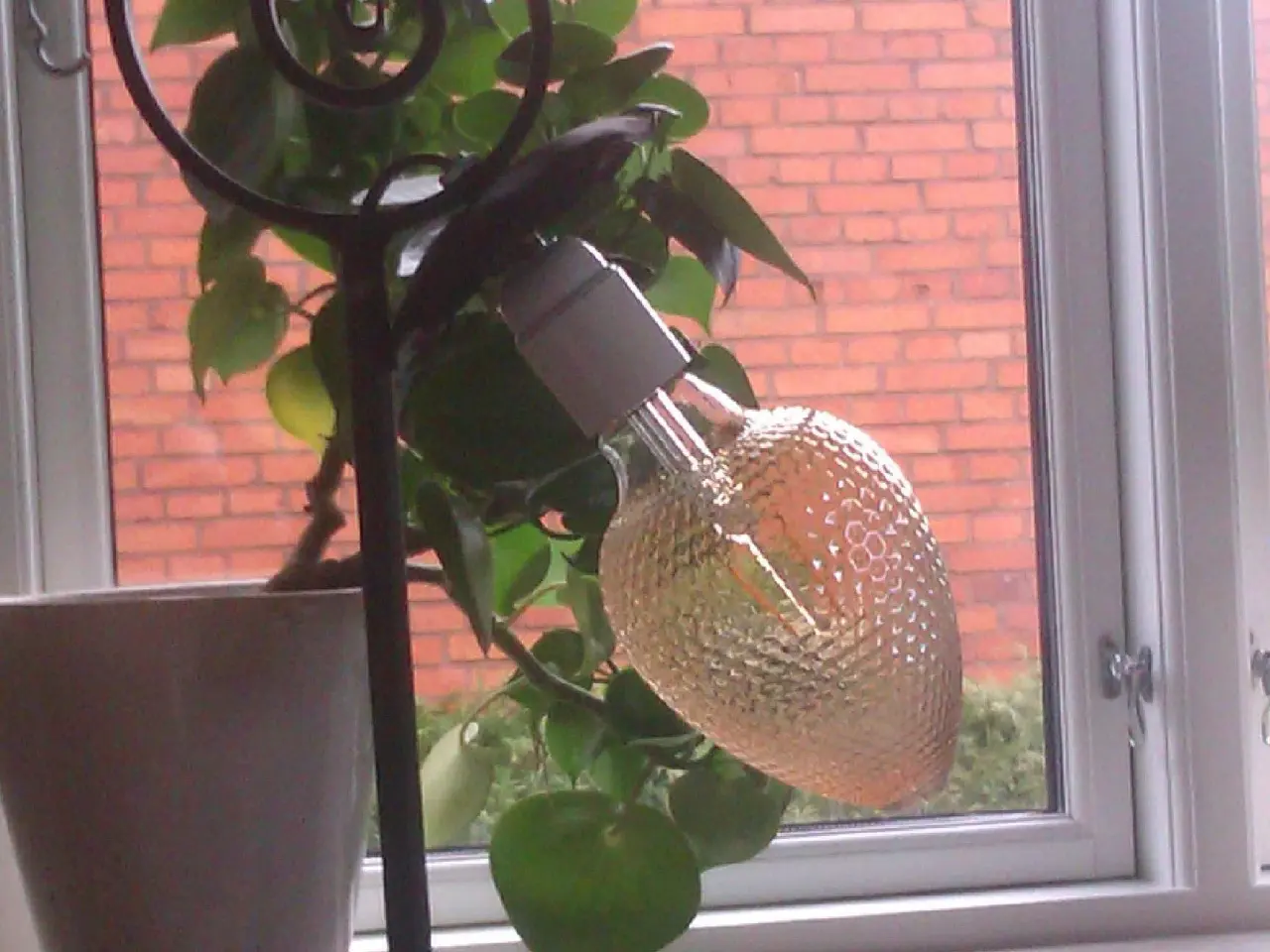 Billede 2 -  Smedejern, standerlampe ny fatning u/pære