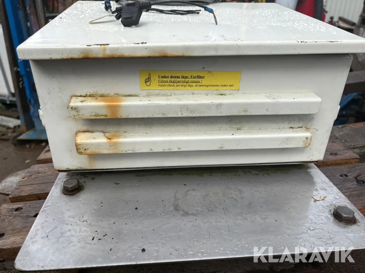 Billede 10 - Luftrenser / trykkabine Østergaard filter TLS-98 inkl tryk manometer