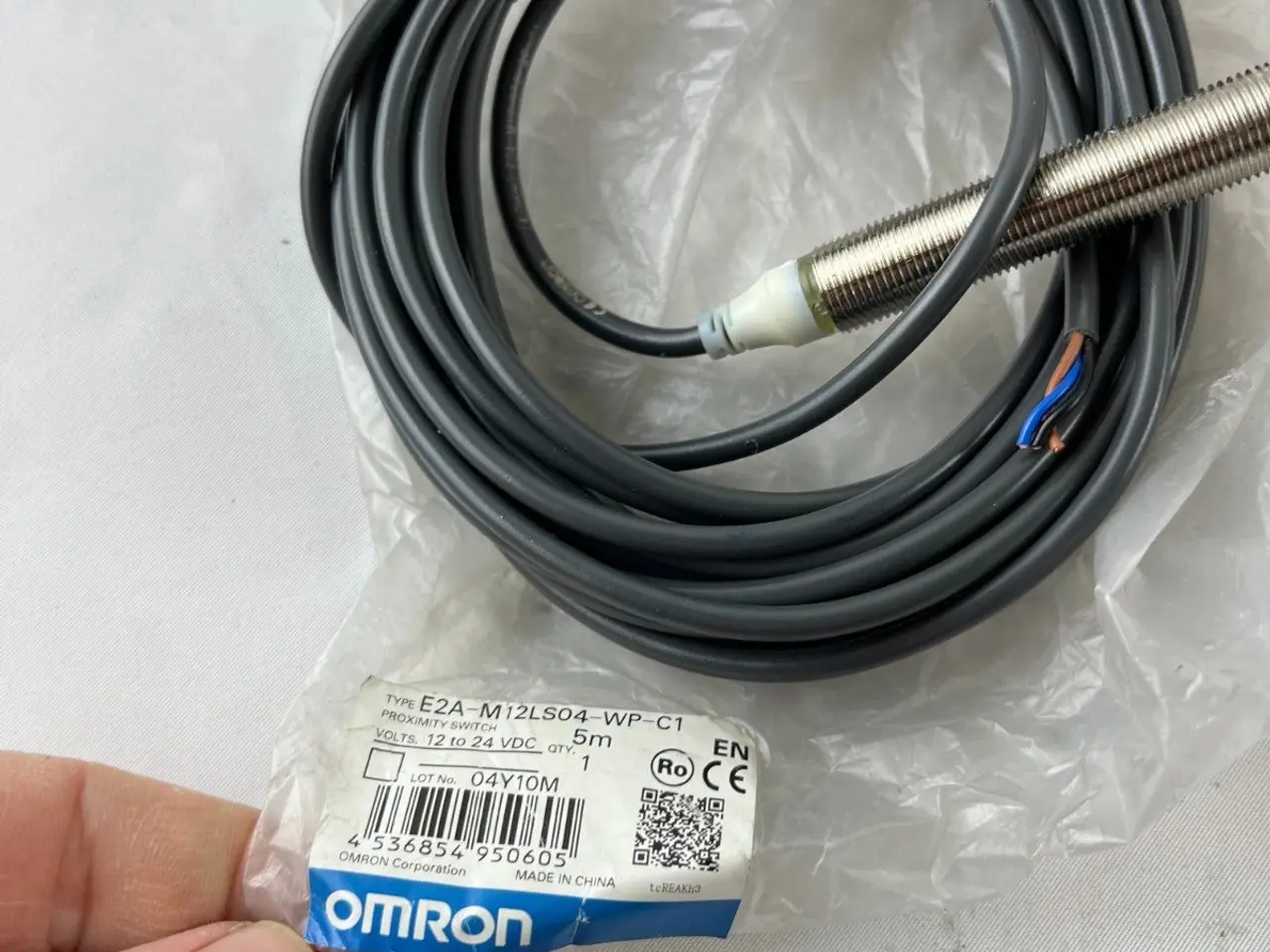 Billede 2 - Omron E2A-M12LS04-WP-C1 Inductive Proximity Sensor