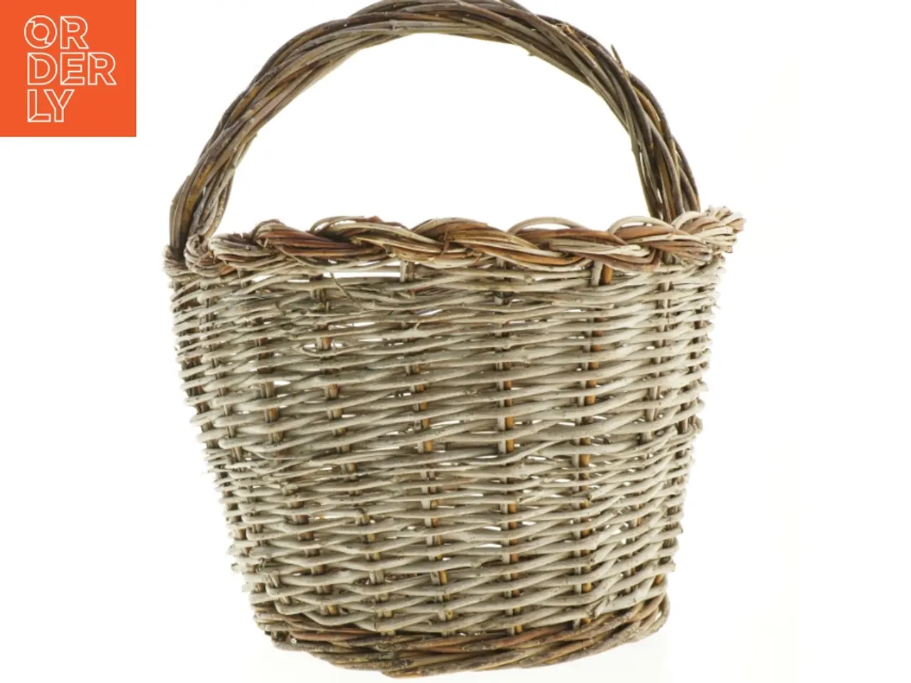 Billede 1 - Flettet kurv (str. 36 cm. 25 cm)
