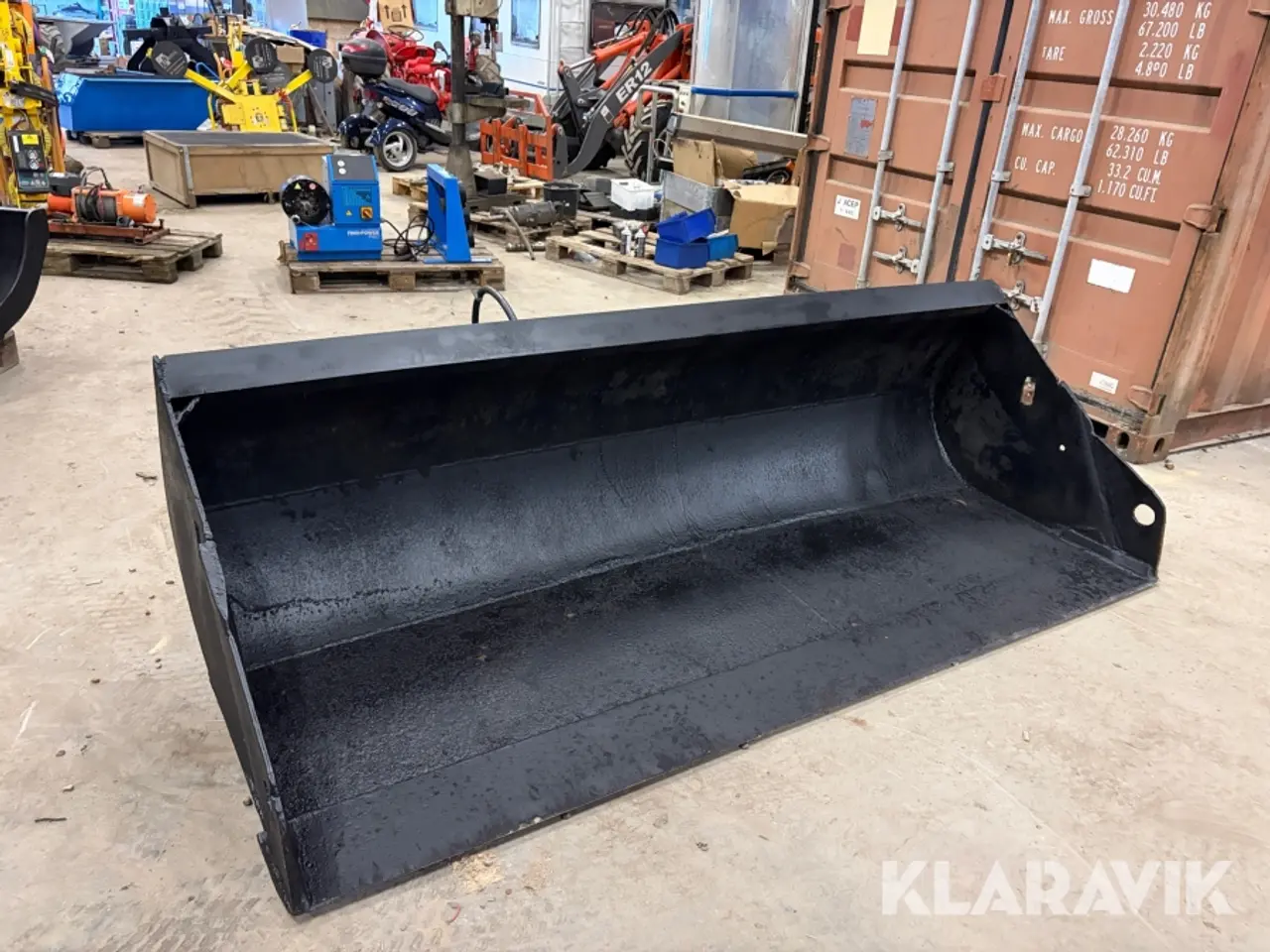 Billede 1 - Truckskovl Speciallavet til gaffelmontering, med hydraulisk tip
