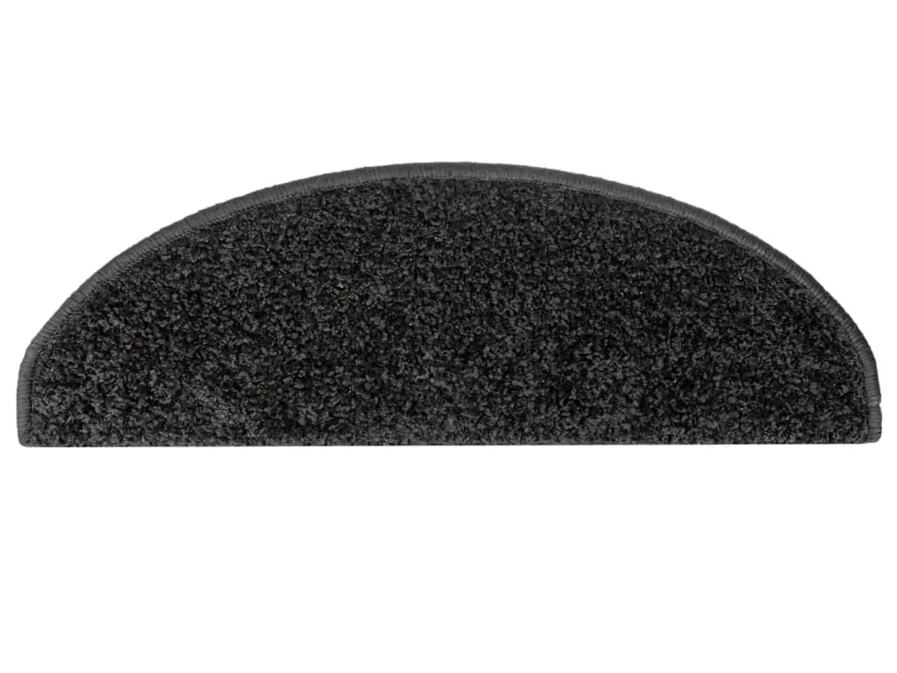 Billede 6 - Trappemåtter - 15 stk. halvrunde 65 × 21 × 4 cm - sort