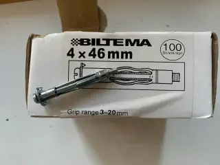 Skrueanker 4 x 46 mm - Gips væg