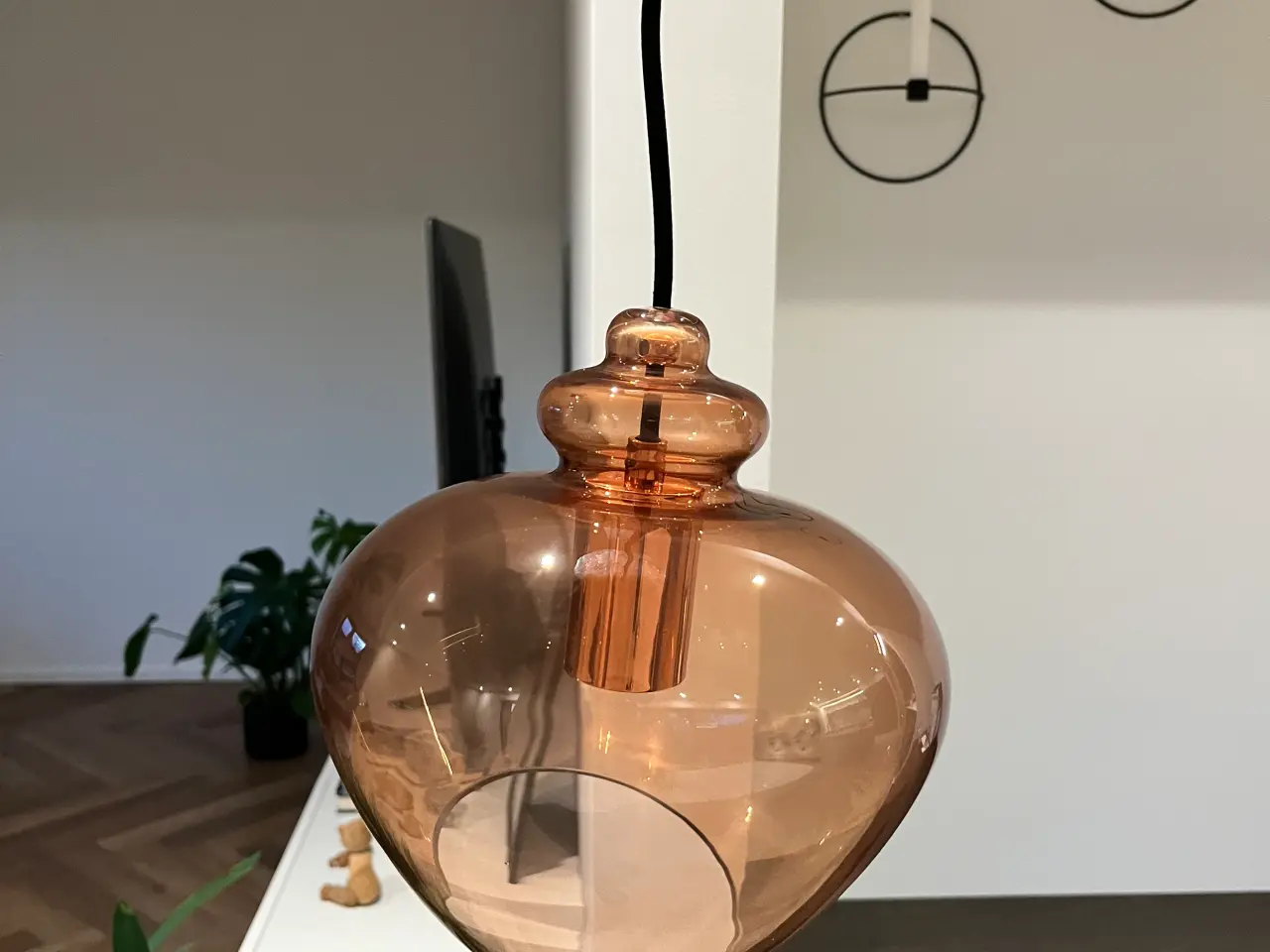 Billede 1 - Frandsen Grace pendel bronze glas/kobber - Ubrugt