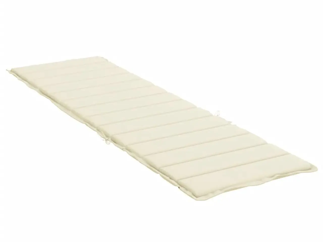 Billede 4 - Hynde til liggestol 200 x 50 x 3 cm - cremefarvet