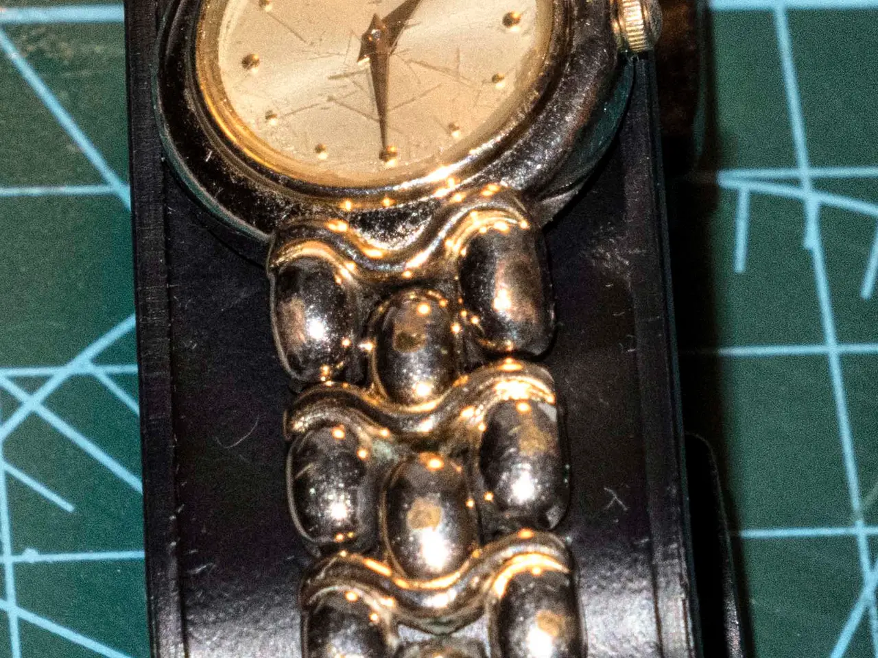 Billede 4 - Seiko Pulsar dameur - guld tonet metal med ledarm.