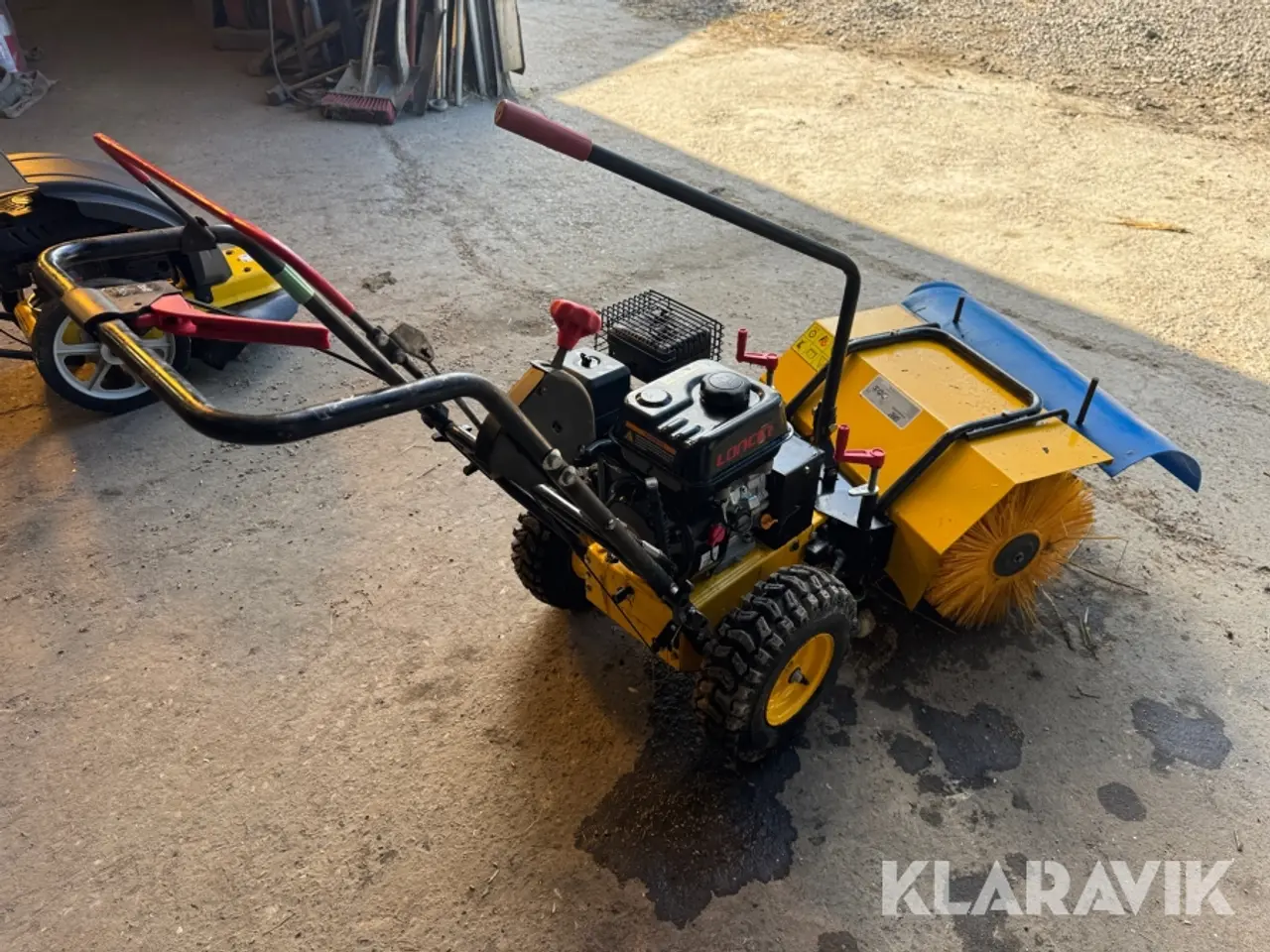 Billede 4 - Fejemaskine GMZ Loncin motor 4 takt.