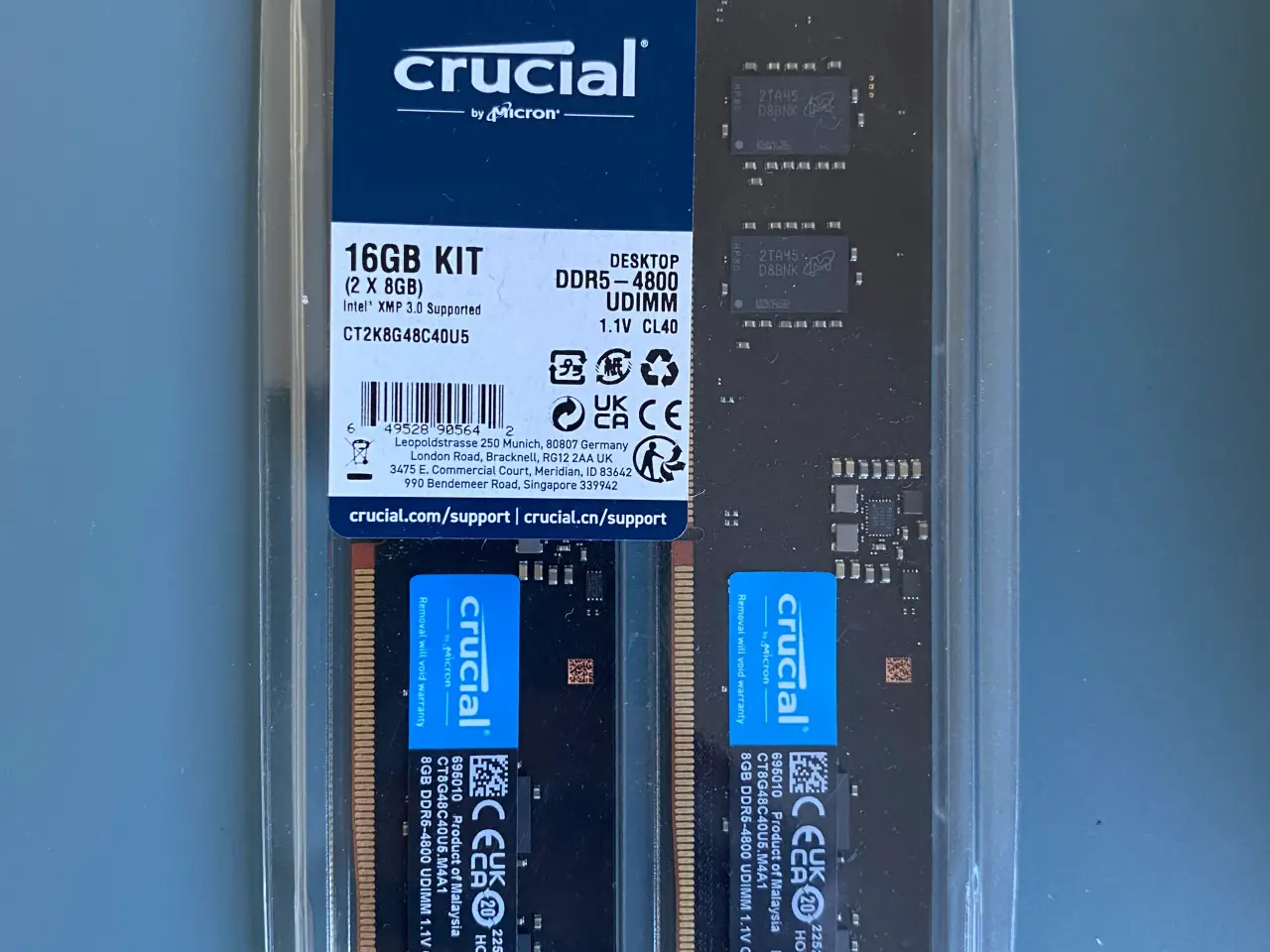 Billede 1 - RAM DDR5 16GB (2x8)