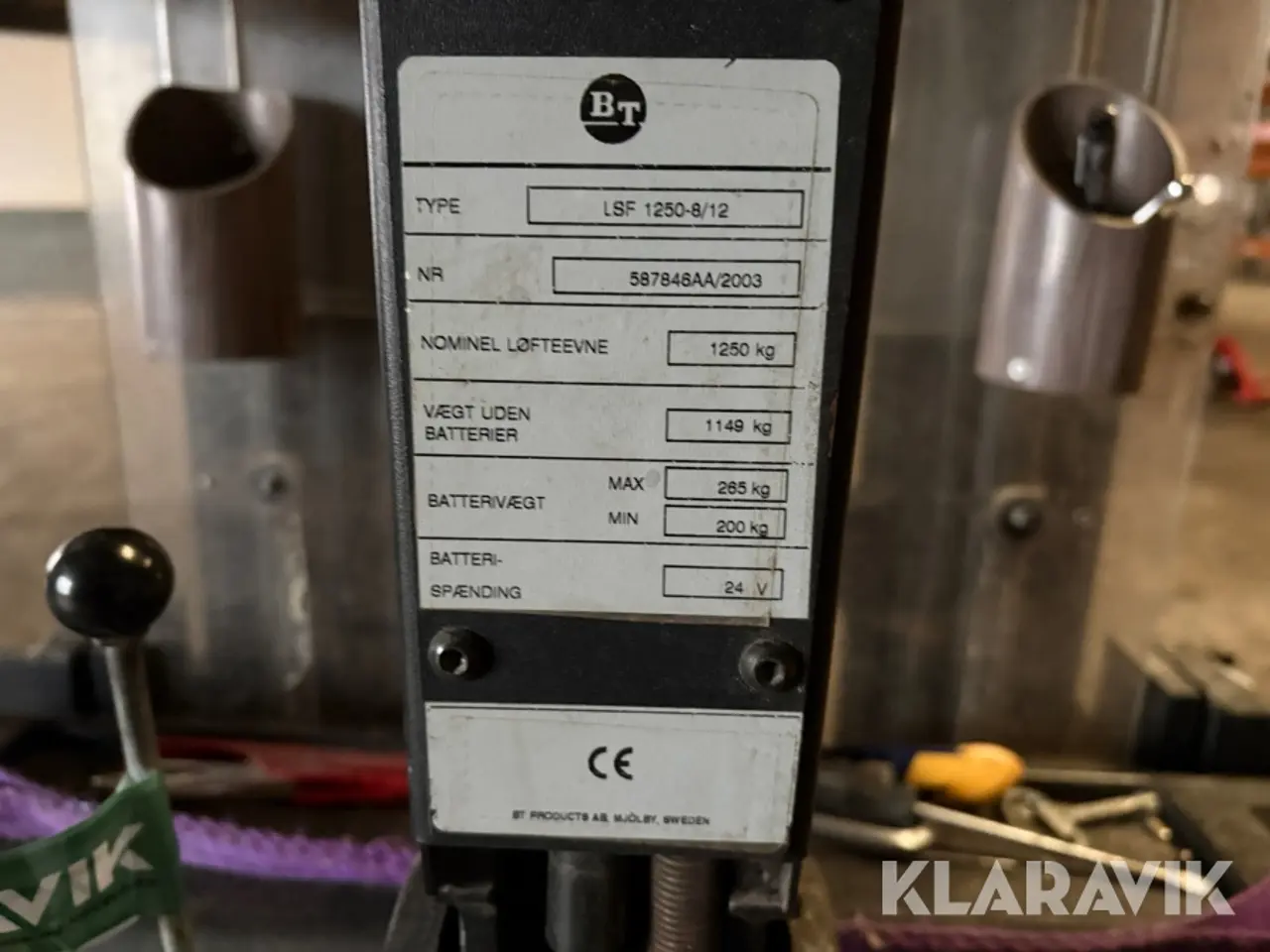 Billede 7 - Elstabler/truck BT Lsf1250-8/12