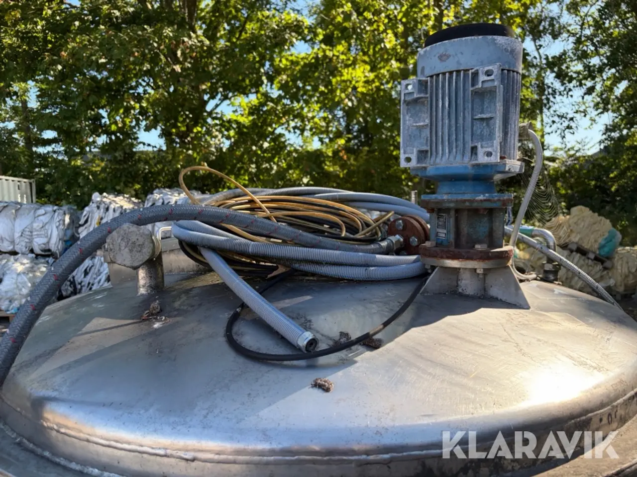 Billede 11 - Rustfri tank til mejeriprodukter 1000 Liter blandetank