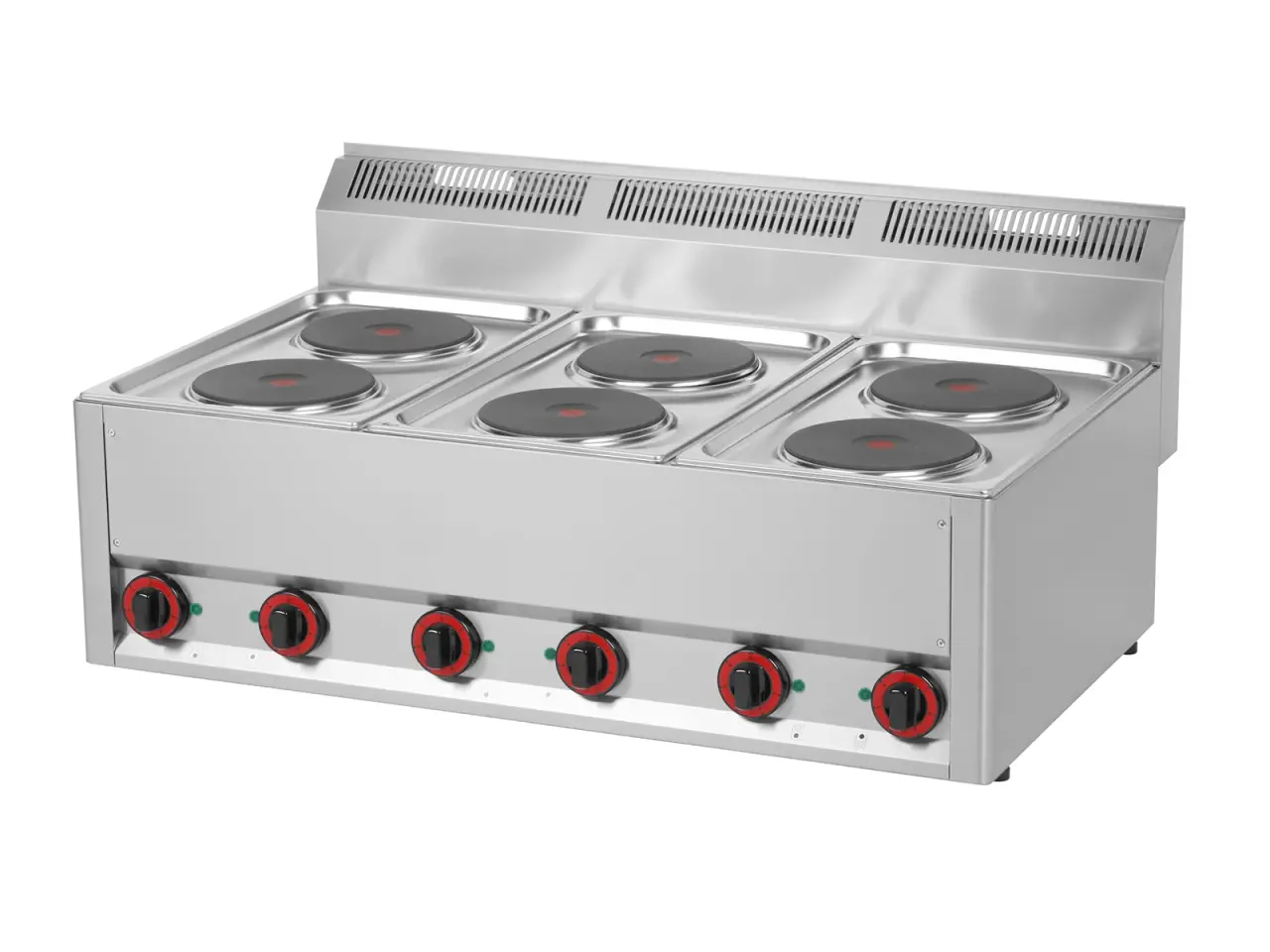 Billede 1 - Industri El Kogeplade – med 6 Kogeplader (12 kW)