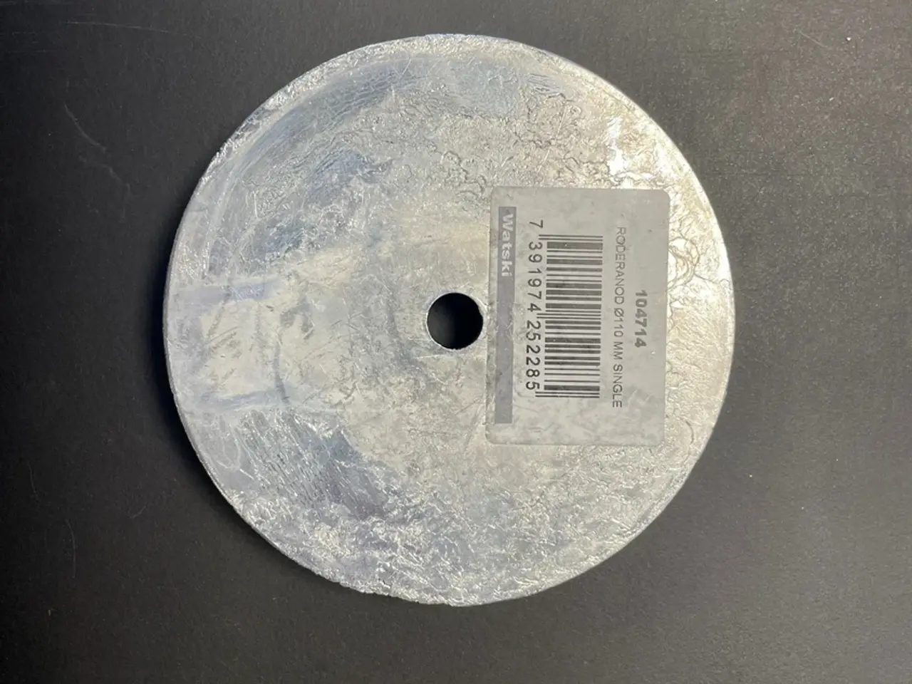Billede 1 - Flad Anode til trimplan Ø110 mm.