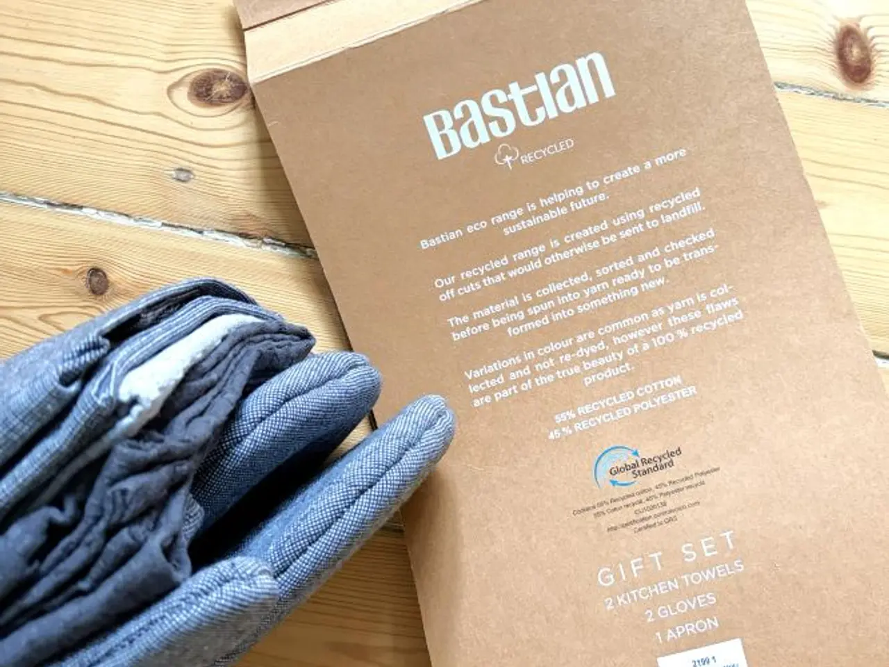 Billede 5 - Helt nyt Bastian Recycled gavesæt i 5 dele