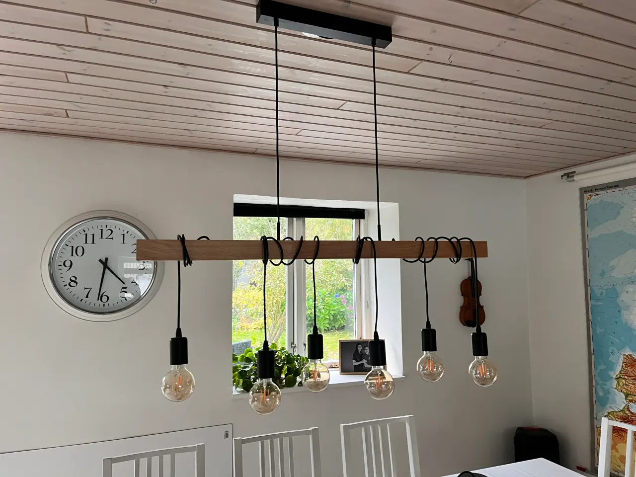 Billede 1 - Lampe med 6 pærer