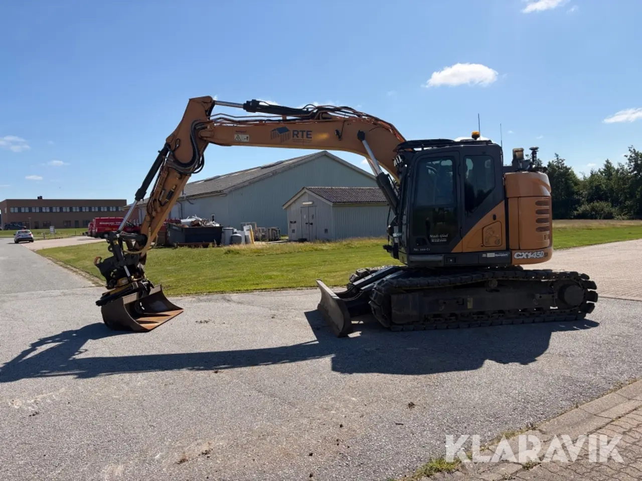 Billede 4 - Gravemaskine Case CX145D SR med Rototilt, 3D GPS, centralsmøring og tilbehør