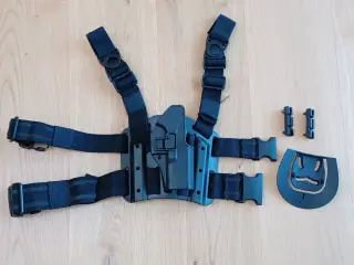 Lårplatform med Glock 17 Quick Release hylster