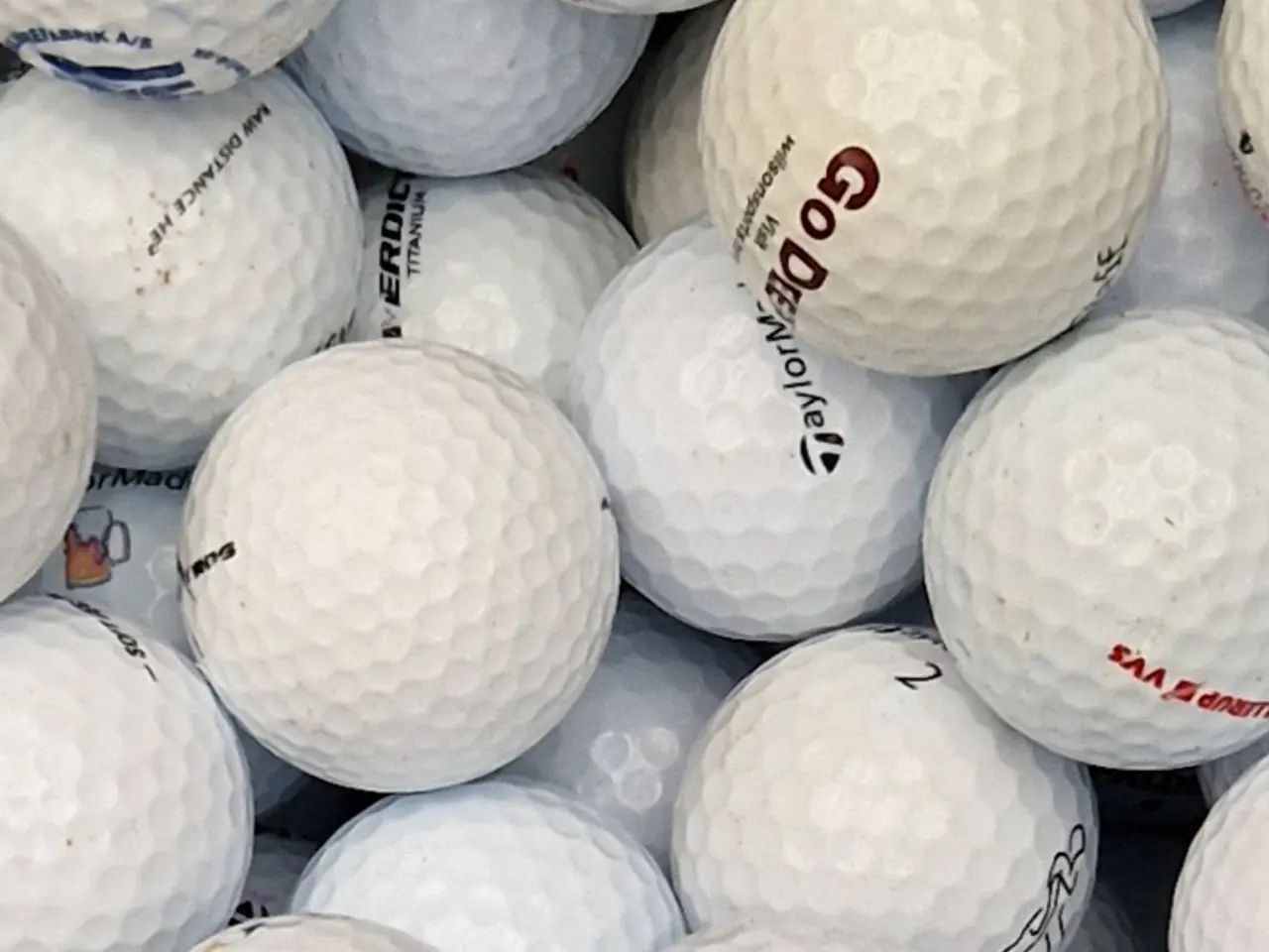 Billede 1 - 100 stk gode blandede golfbolde