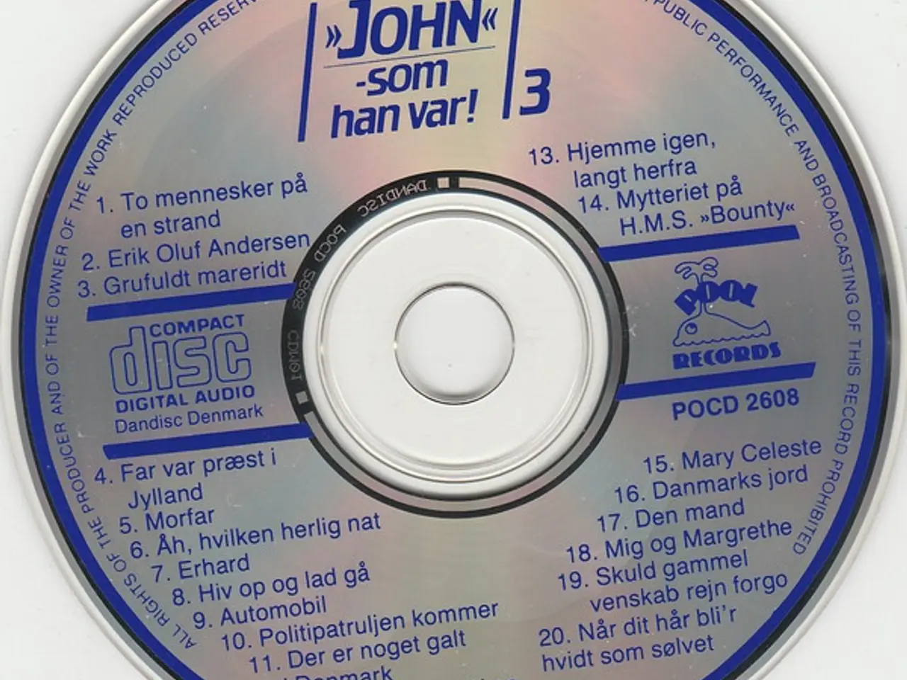 Billede 4 - John Mogensen – "John" - Som Han Var! 3 – CD