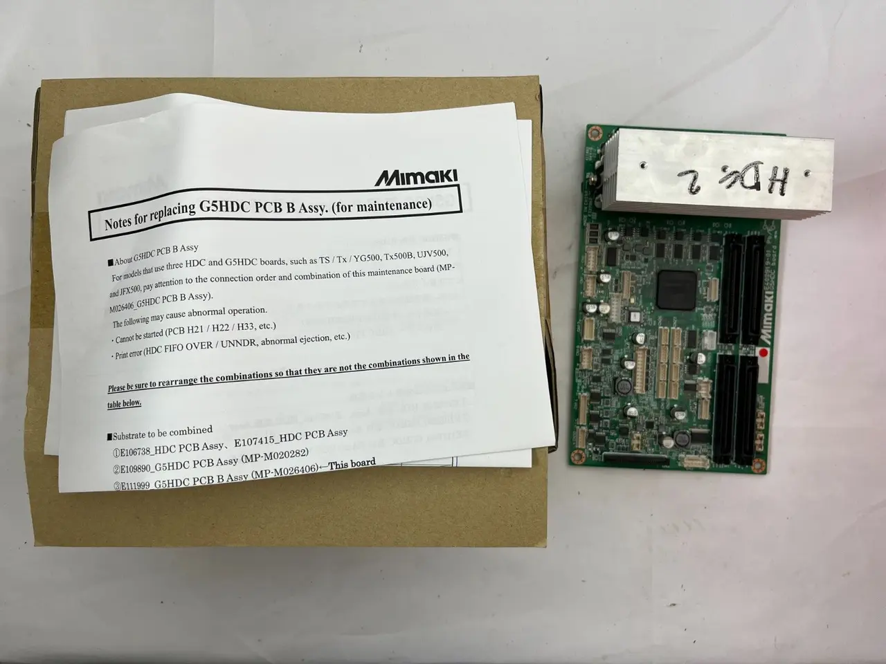 Billede 2 - Mimaki G5HDC PCB B Assy E400919-01 | | Genuine
