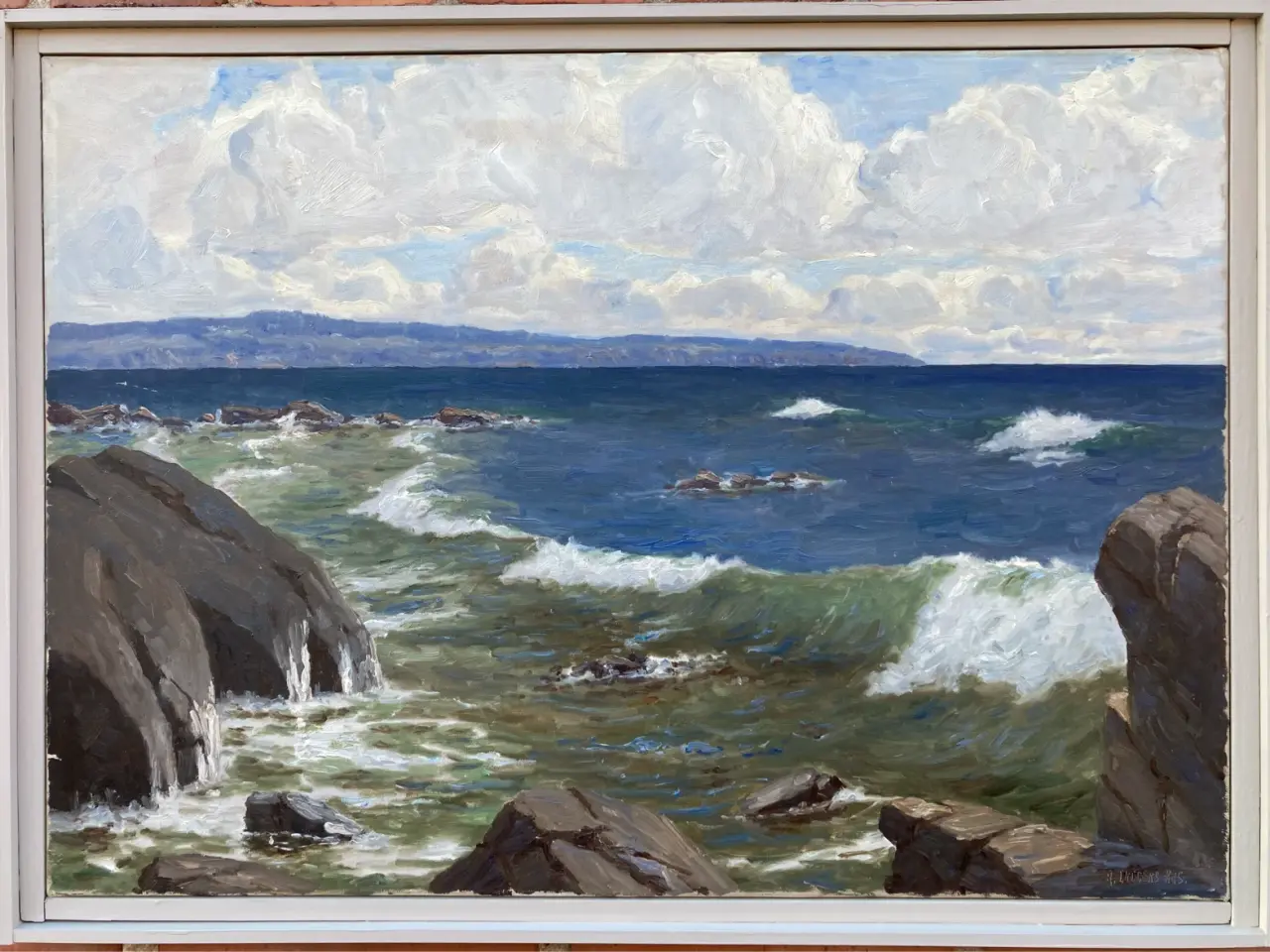 Billede 2 - Alfred Gregers-Rasmussen, maleri bornholm
