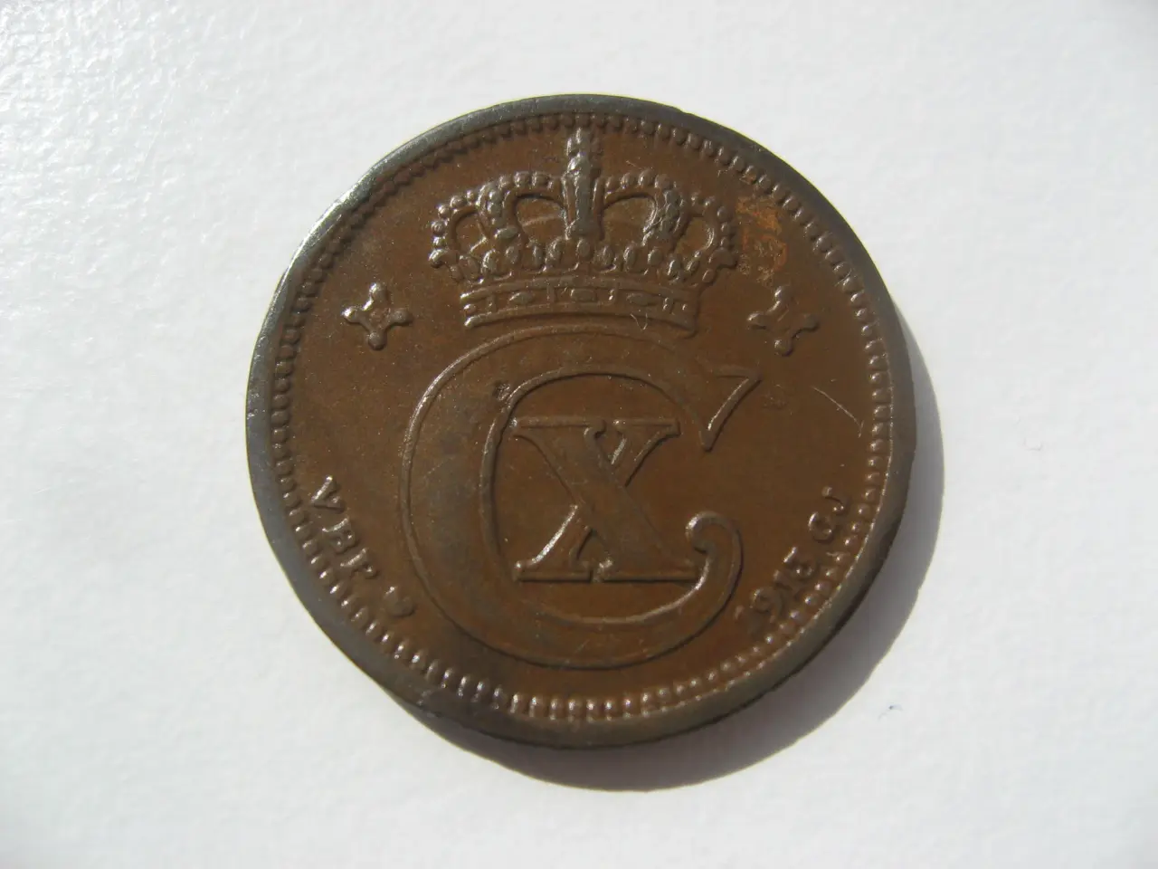 Billede 1 - Flot bronze 2 øre 1913, den gode