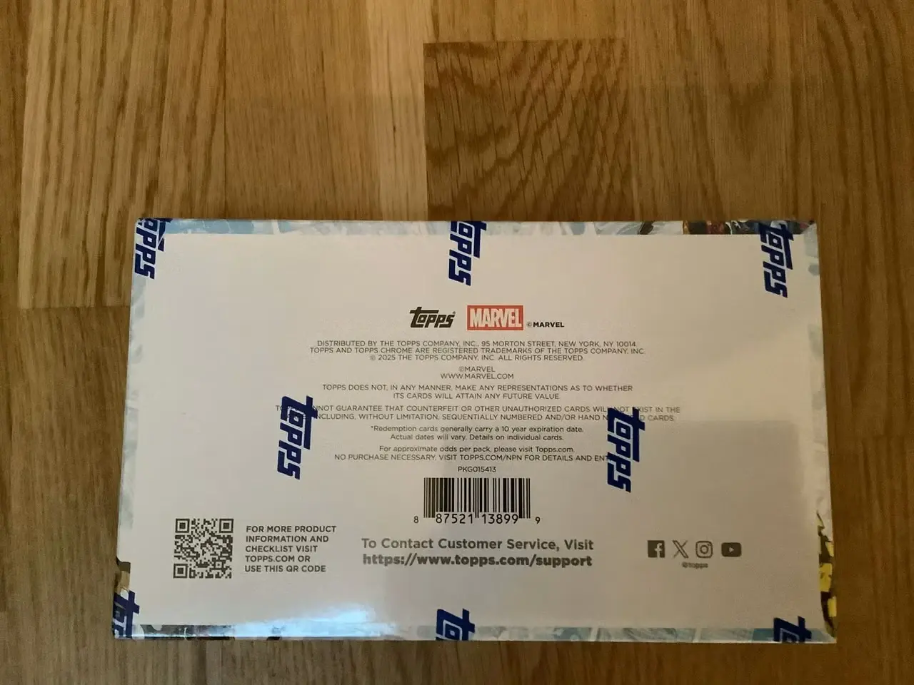 Billede 4 - Forseglede 2025 Marvel Comics Chrome® - Hobby Box