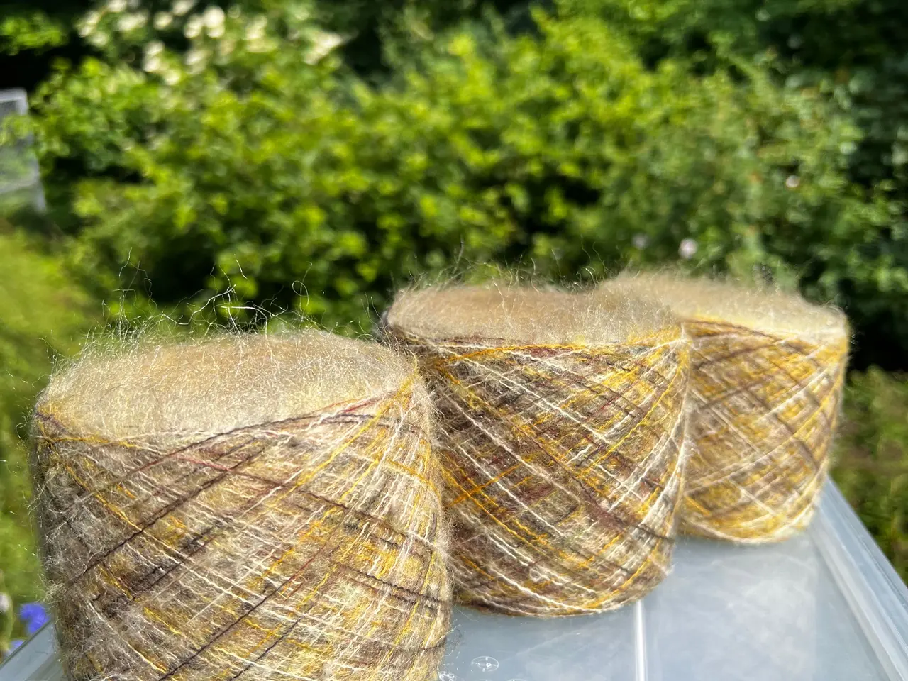 Billede 6 - Eksklusivt italiensk mohairgarn med silke – 300 g