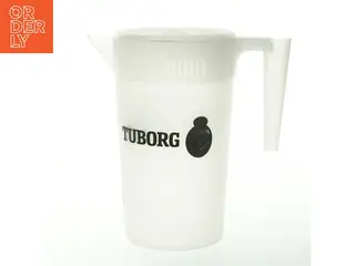 Tuborg plastik kande fra Tuborg (str. 23 cm)