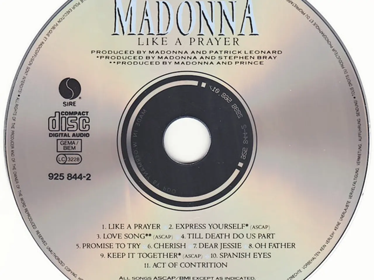 Billede 3 - Madonna – Like A Prayer – CD